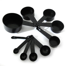 Plastic Measuring Cups and Spoons Set